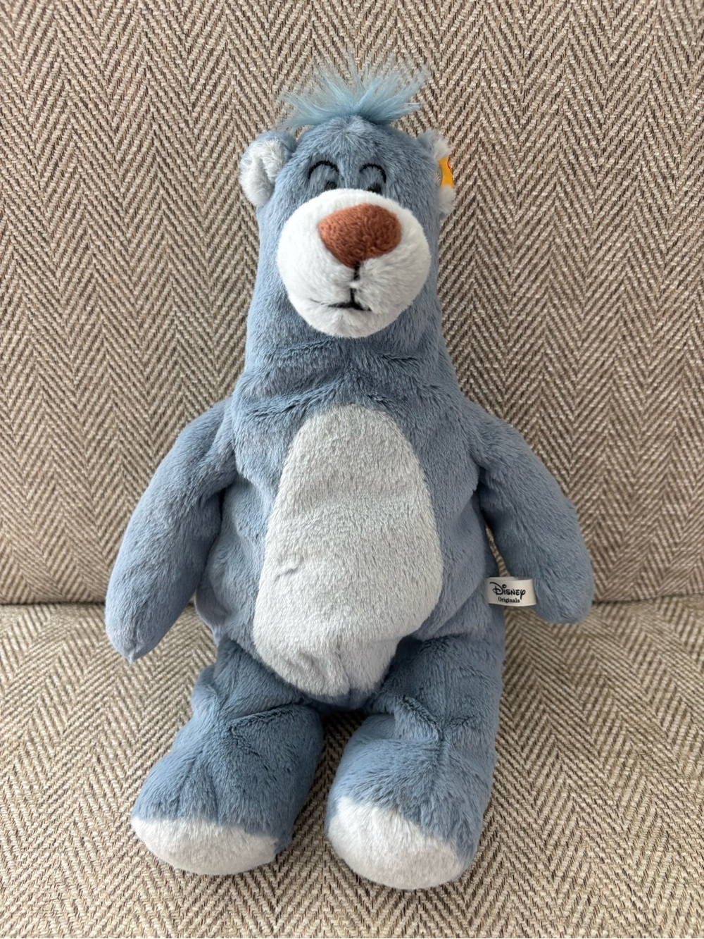 Disney X Steiff Jungle Book Baloo Plush Soft Cuddly Friend 12" Stuffed Animal